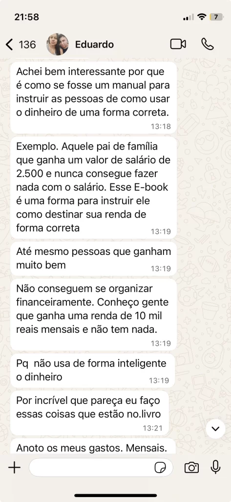 Depoimento Eduardo - Novo ciclo financeiro