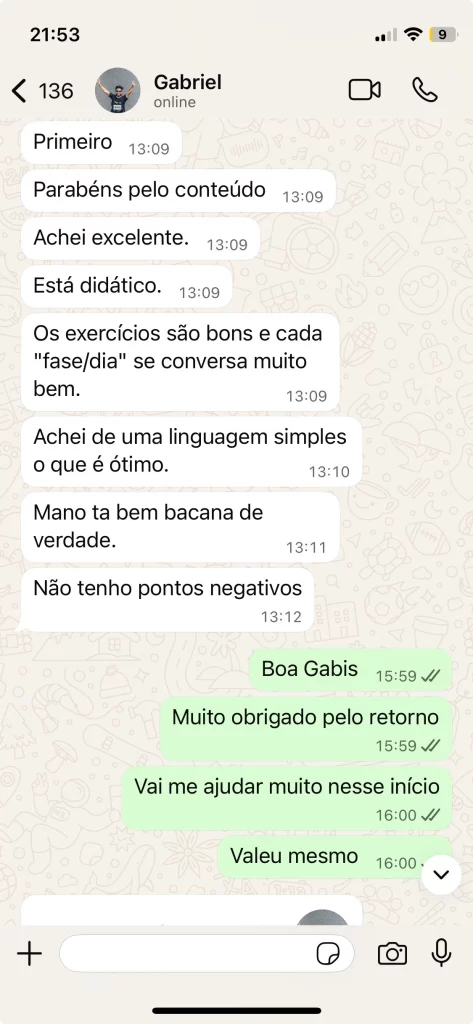 Depoimento Gabriel - Novo ciclo financeiro